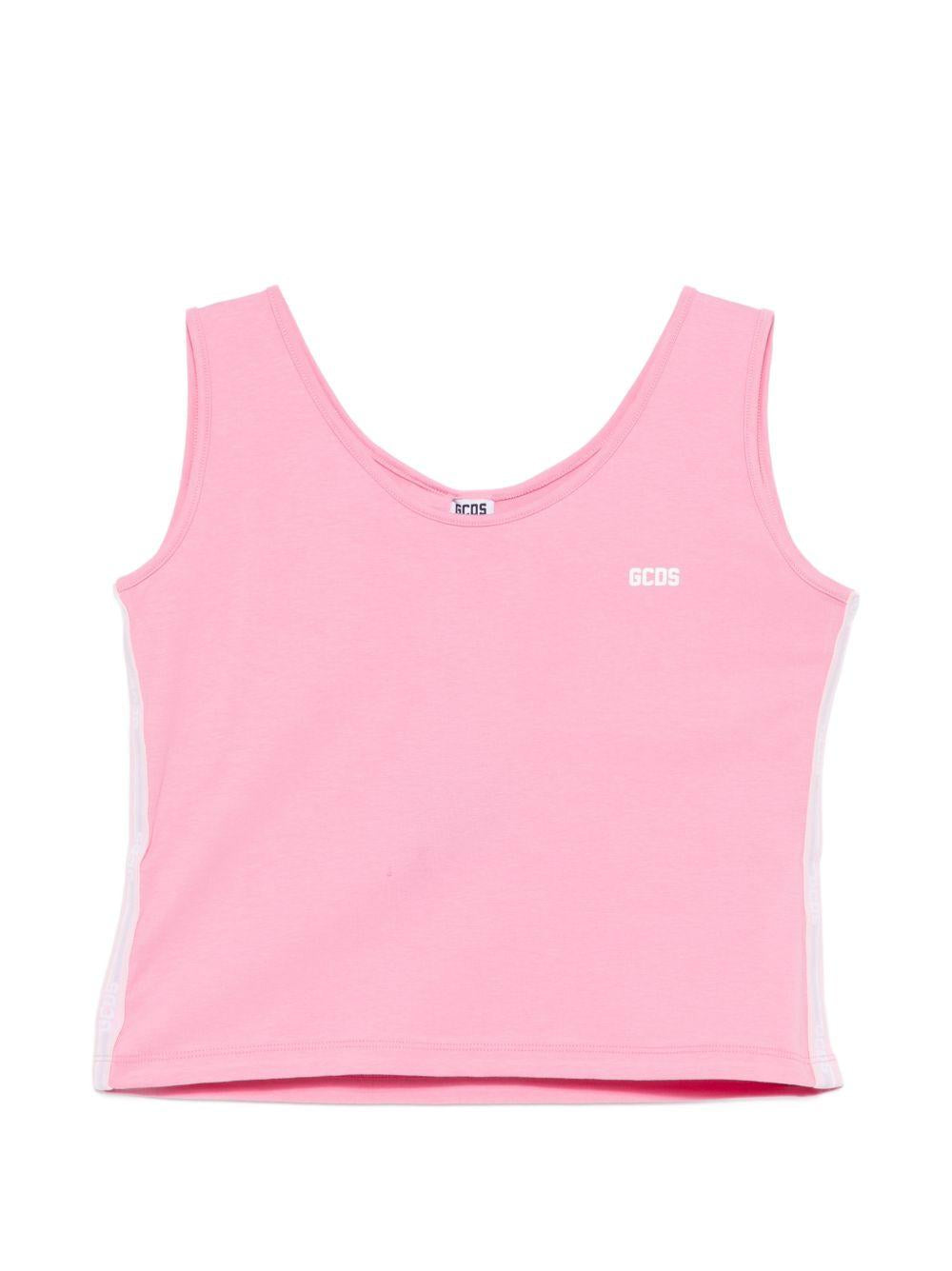 T-shirt rosa per bambina C1GJQG556J336 525P Gcds Kids 