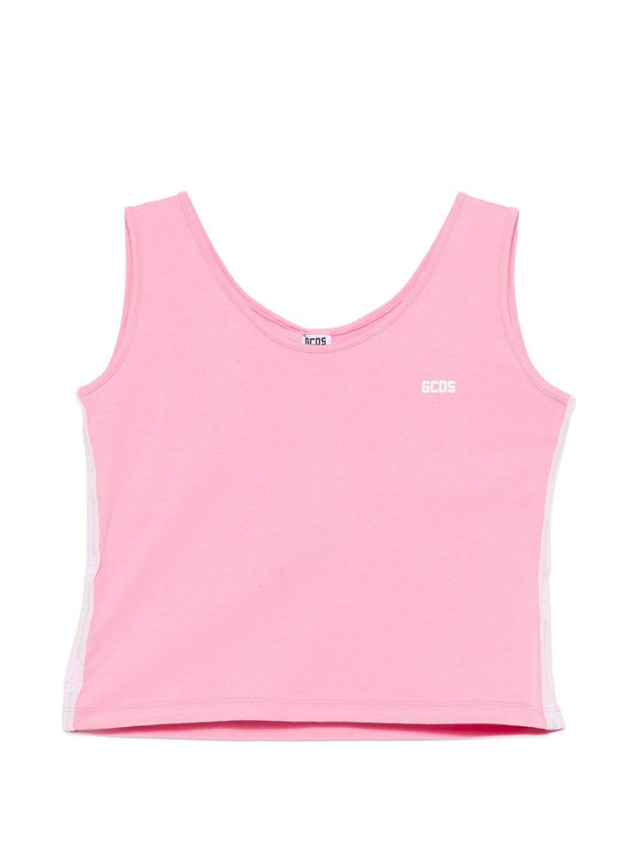 T-shirt rosa per bambina C1GJQG556J336 525P Gcds Kids 