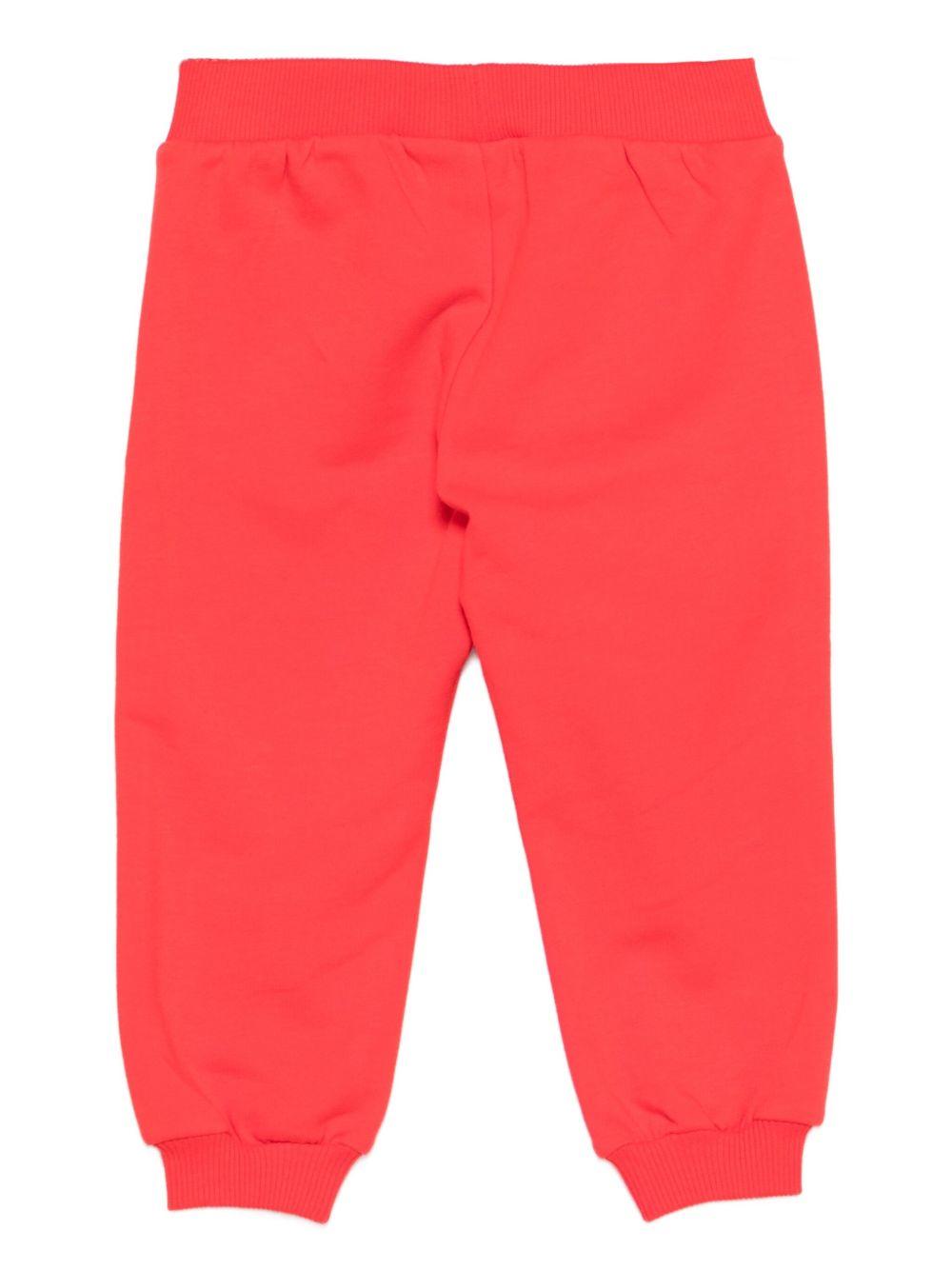 Pantalone rosso per neonato MUP05QLDA17 50109 Moschino Kids 