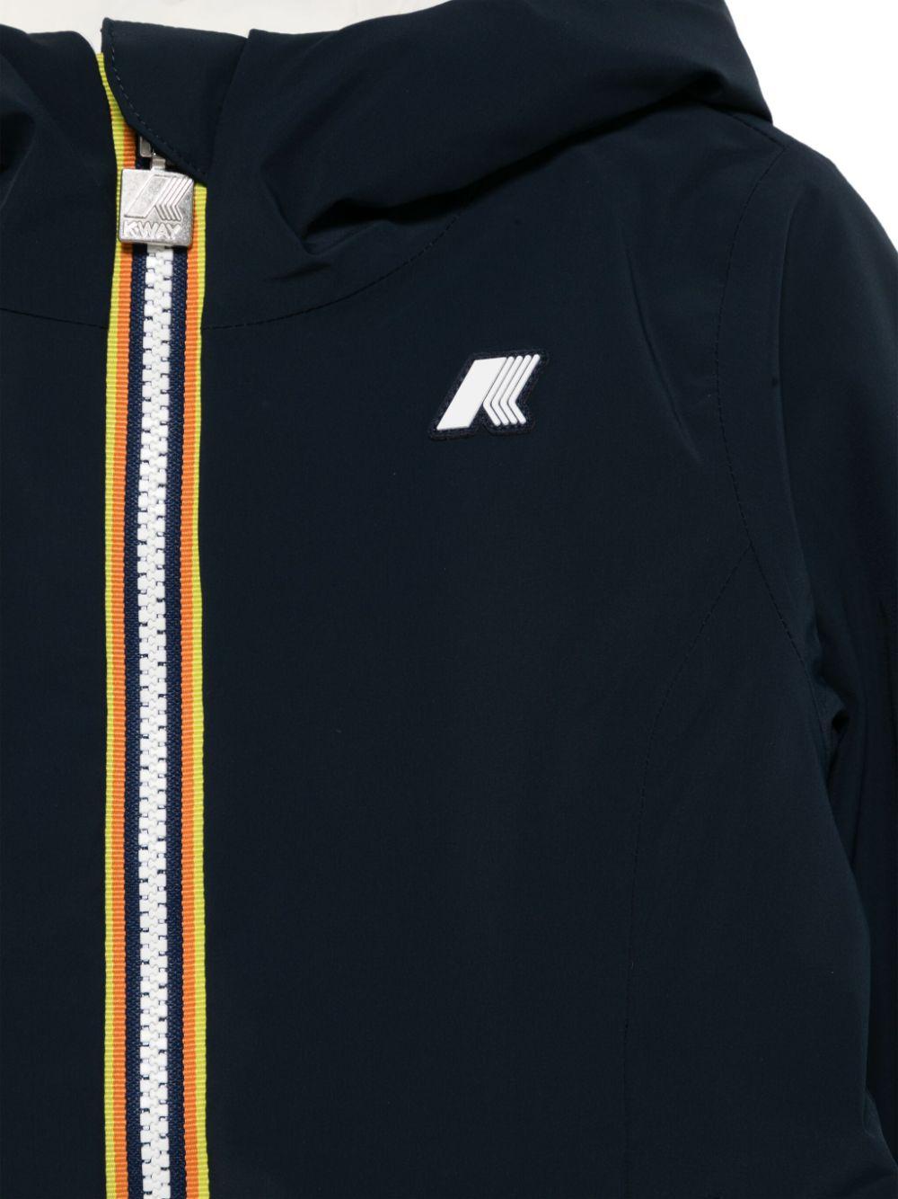Blue/white jacket for children by K-Way Kids