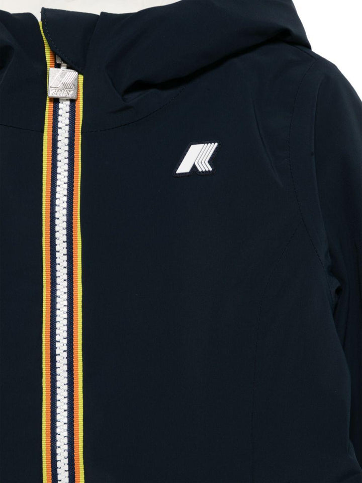 Blue/white jacket for children by K-Way Kids