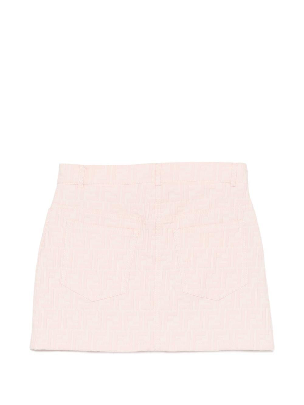 Gonna rosa per bambina JFE203AVW1 F1UL9 Fendi Kids 