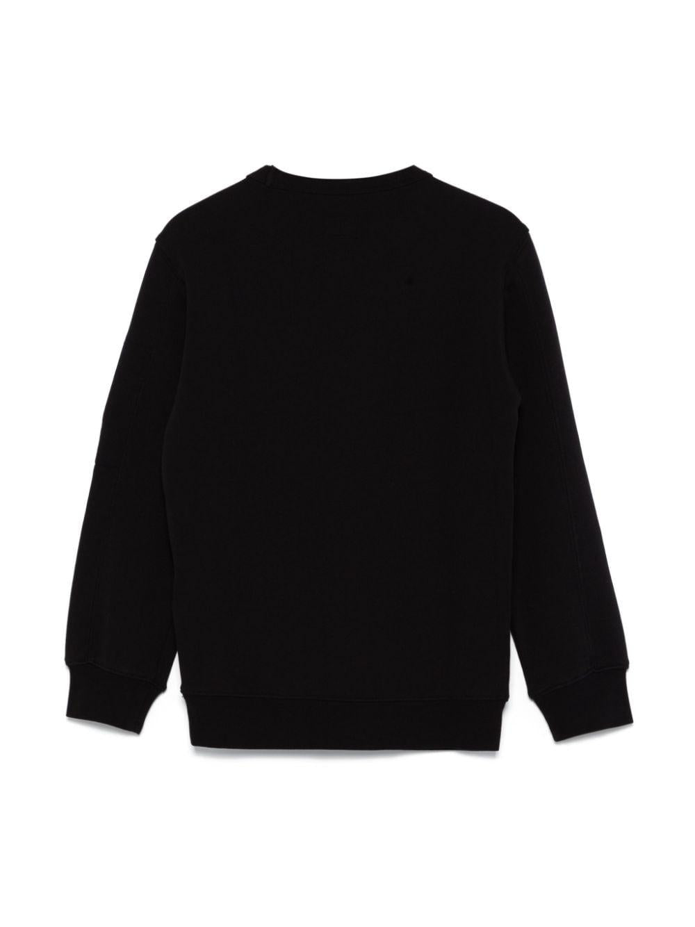 Black cotton sweatshirt for kids