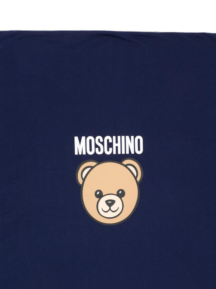 Coperta blu navy per neonato MUB00OLCA40 40016 Moschino Kids 