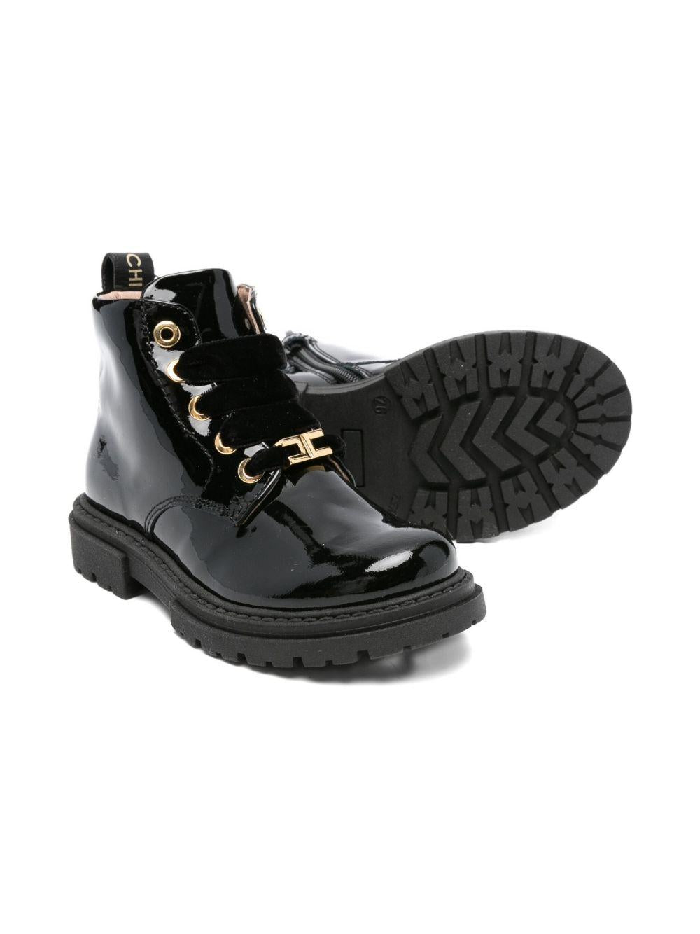 Stivali neri per bambina F1A5E03810286930 930 Elisabetta Franchi Kids 
