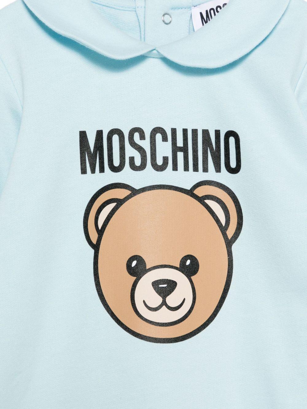 Tutina azzurra per neonato MUY08JLCA40 40304 Moschino Kids 