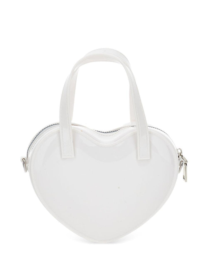 Borsa bianca per bambina 39G0067745 0084 Monnalisa Kids 