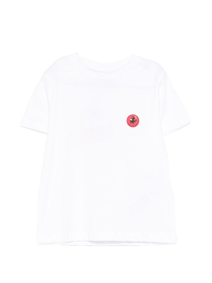 T-shirt bianca per bambino JT1732XBESY22 00000 Save The Duck Kids 
