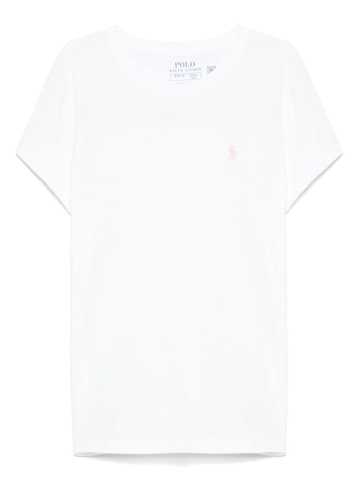 T-shirt bianca per bambina 313833549 064 Ralph Lauren Kids 