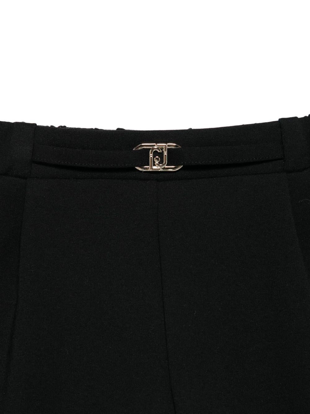 Bermuda nera per bambina KF5040J4882 22222 Liu Jo 