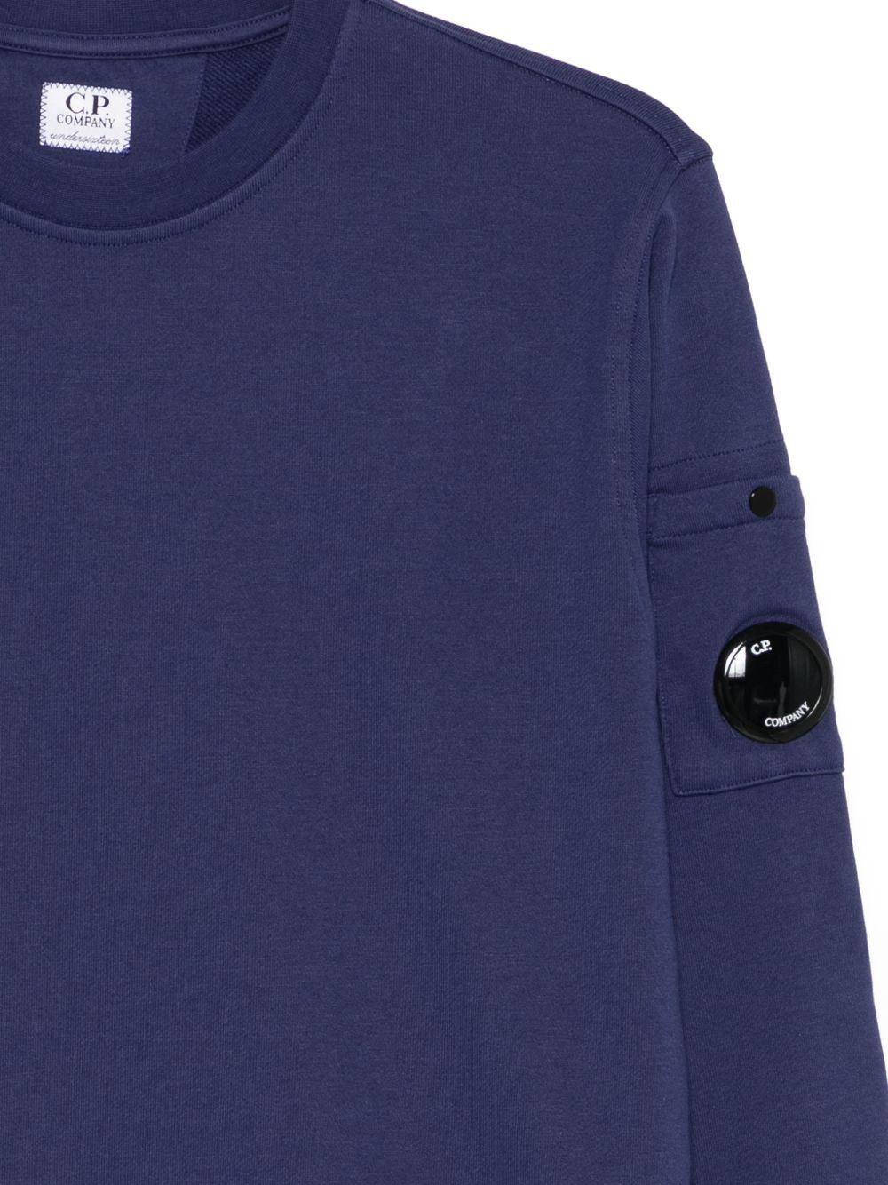 Felpa blu per bambino CNF00XLCA69 40214 C.P Company Kids 