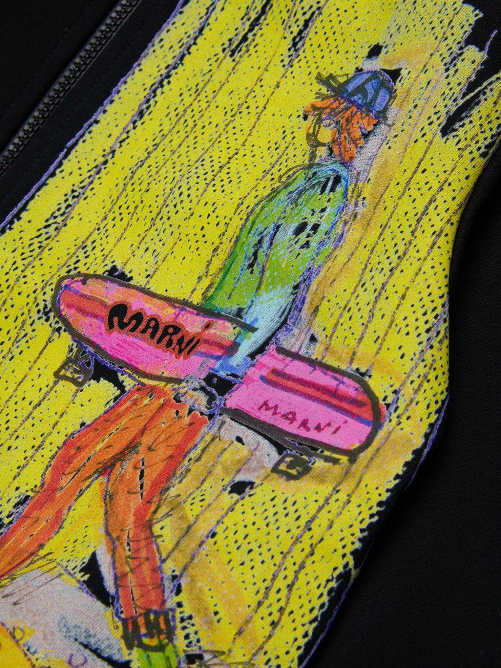 Felpa nera per bambino M01976M00NF 0M900 Marni Kids 