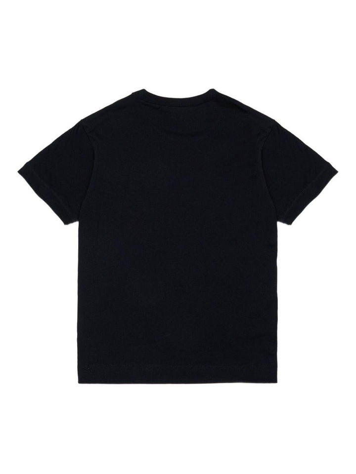 T-shirt nera per bambino M002MVM00RF 0M900 Marni Kids 