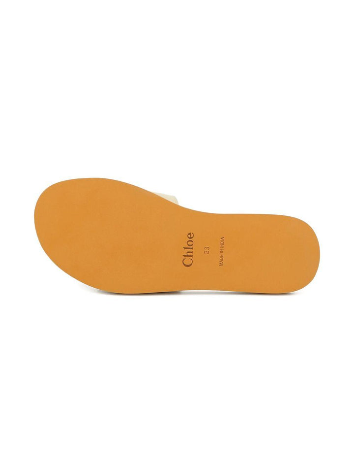 Ciabbatte beige per bambina C20881 117 Chloe 