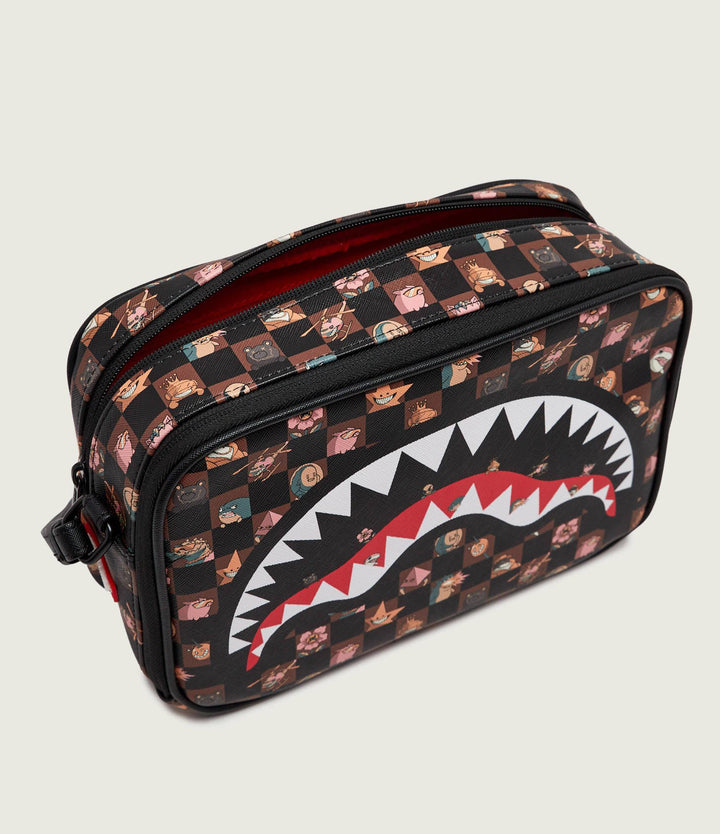 Borsa marrone/nero per bambino 910B8907 NSZ Sprayground Kid 