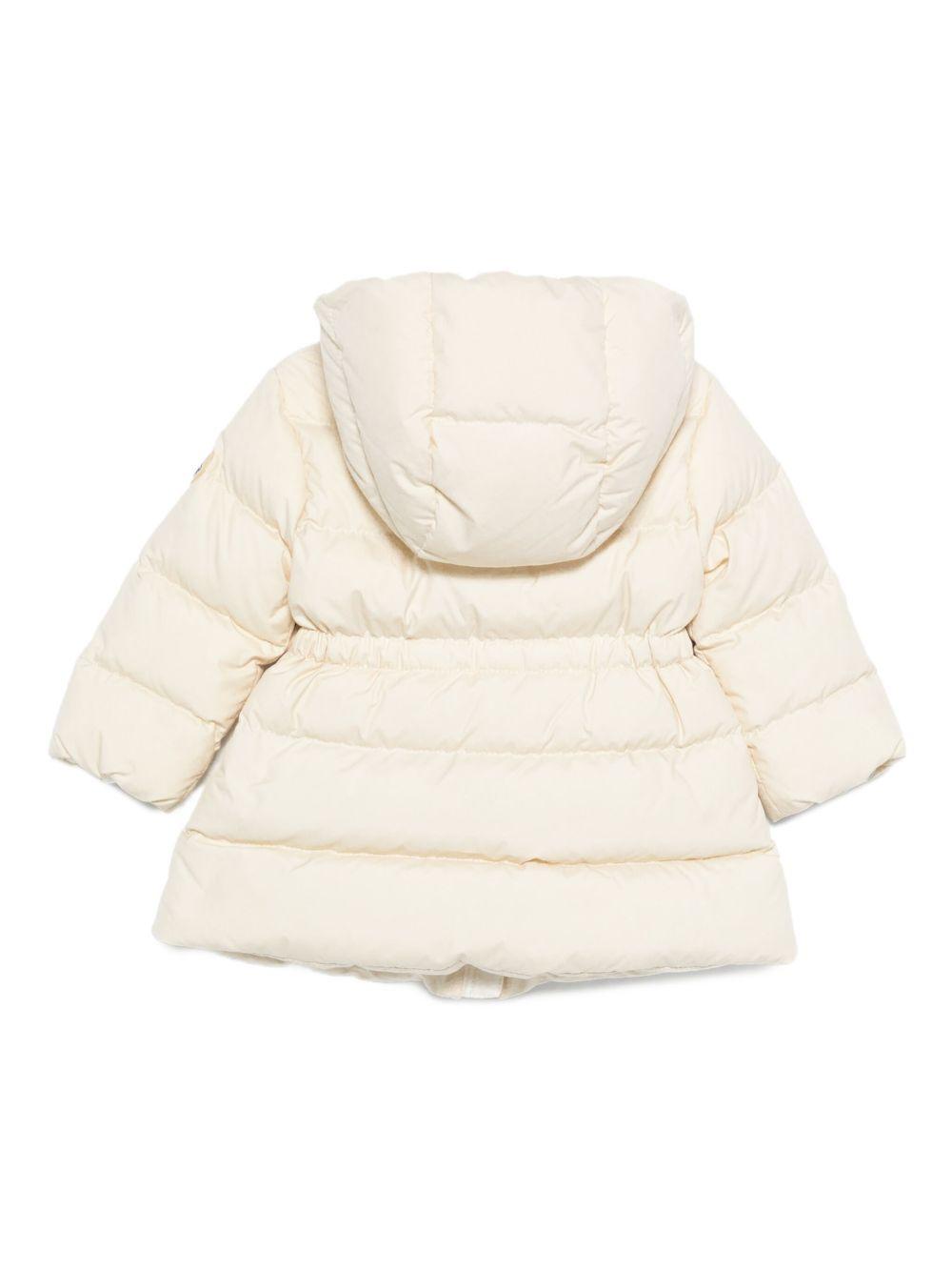 Giubbotto beige per neonata 9511C00001597YW 041 Moncler Kids 
