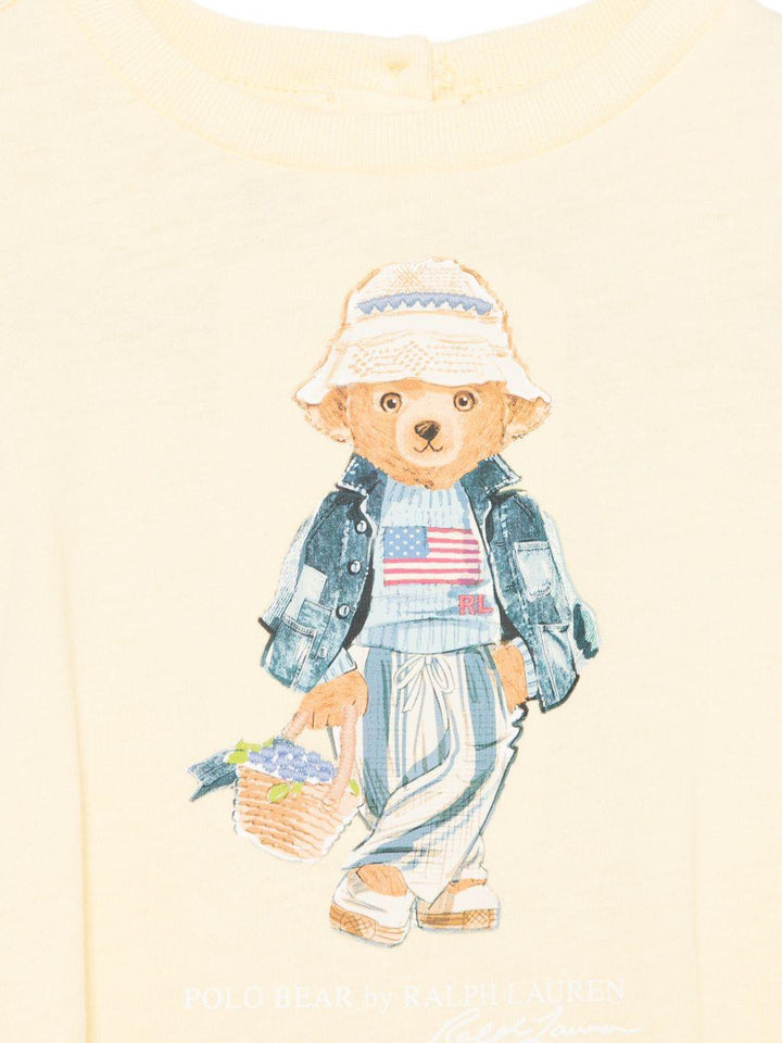 Abito giallo per neonata 310A11770 001 Ralph Lauren Kids 