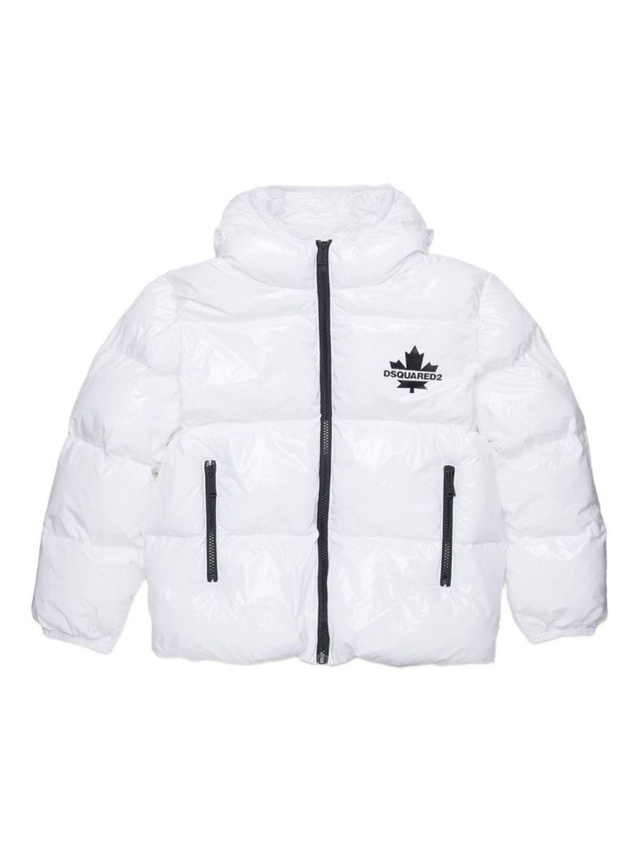Giubbotto bianco per bambino DQ3042D0ADY DQ100 Dsquared2 Kids 