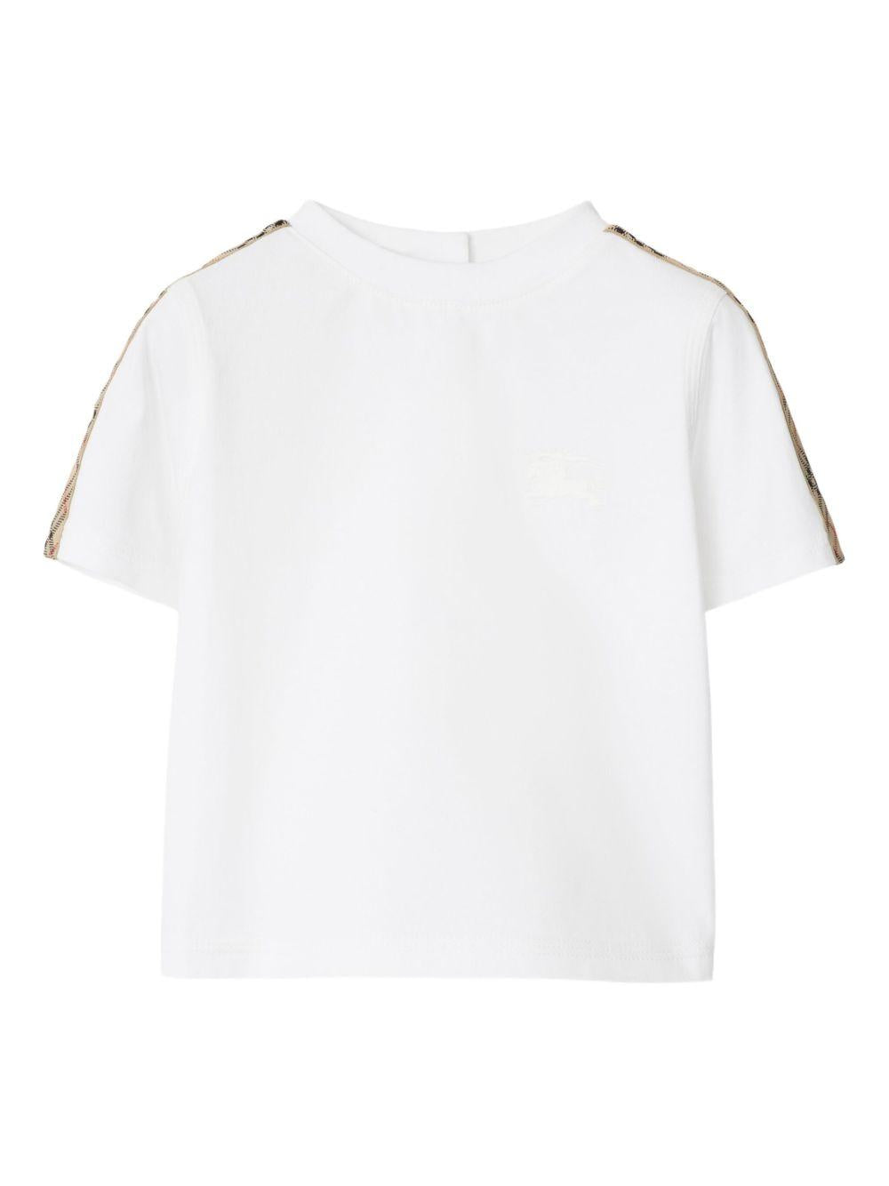 T-shirt bianca per neonato 8108903 A1464 Burberry Kids 