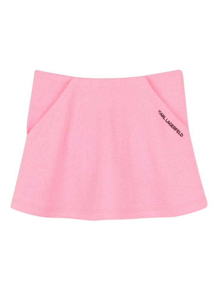 Completo rosa/bianco/nero per neonata Z31065 462 Karl Lagerfeld Kids 