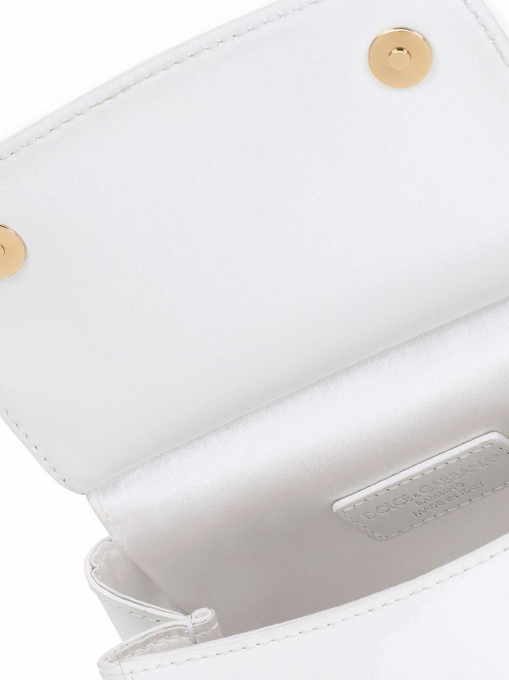 Borsa bianca per bambina EB0003A1067 87682 Dolce & Gabbana Kids 