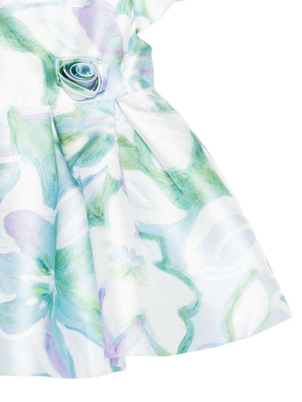 Abito bianco per neonata 5013 008 Abel & Lula 