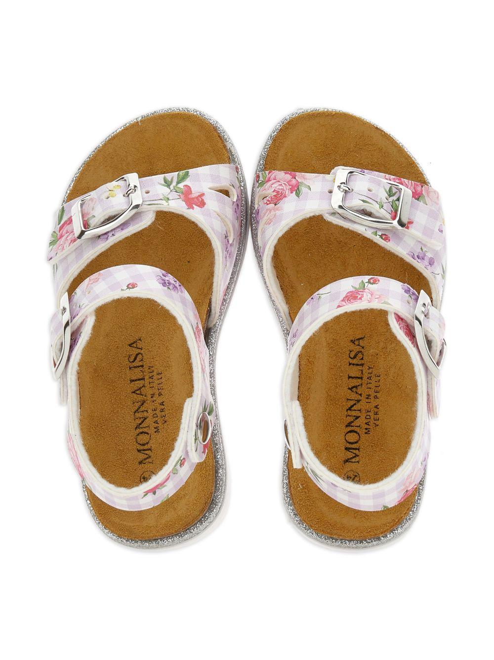 Sandali bianche per bambina 8CG0137702 0065 Monnalisa Kids 