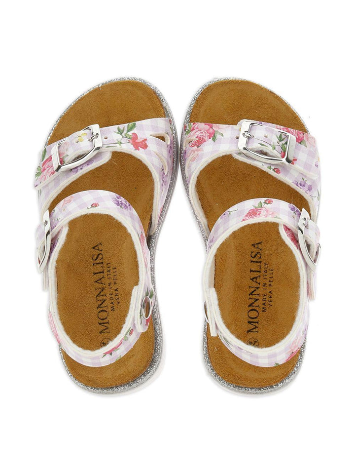 Sandali bianche per bambina 8CG0137702 0065 Monnalisa Kids 
