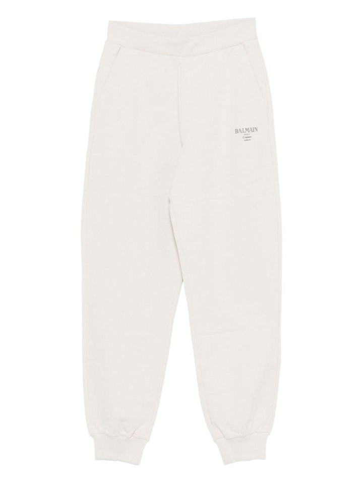 Pantalone beige per bambino BX6P40Z3183 107NE Balmain Kids 