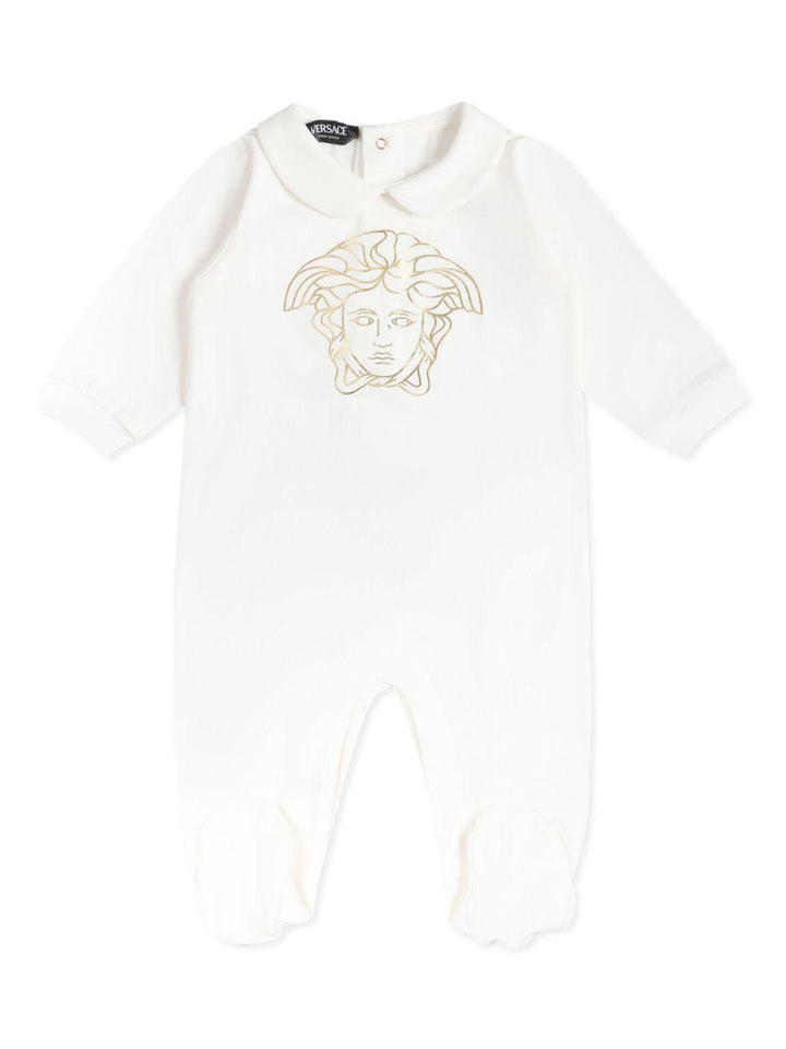 Tutina bianca per neonato 10002871A09538 2W110 Versace Kids 