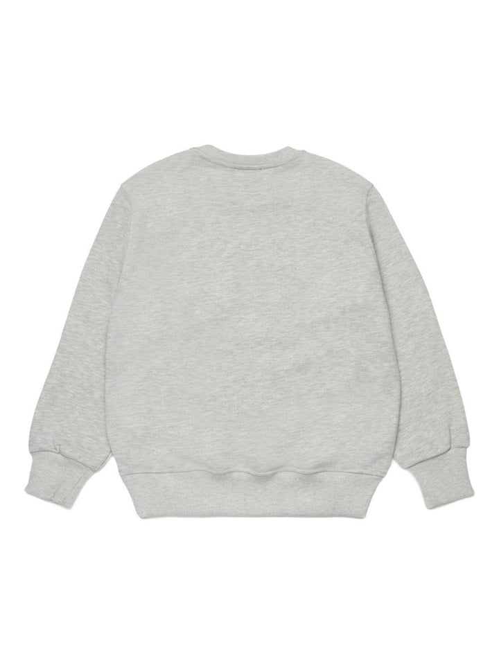 Felpa grigia per bambino J02483KYAZ3 K963 Diesel Kids 