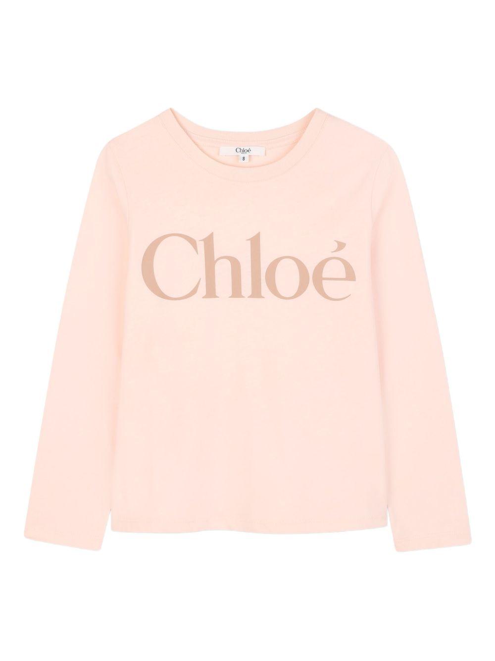T-shirt rosa per bambina C20650 46J Chloe 