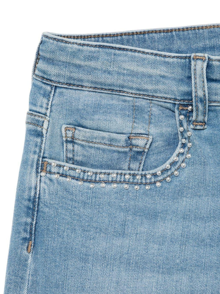Jeans blu lavato per bambina