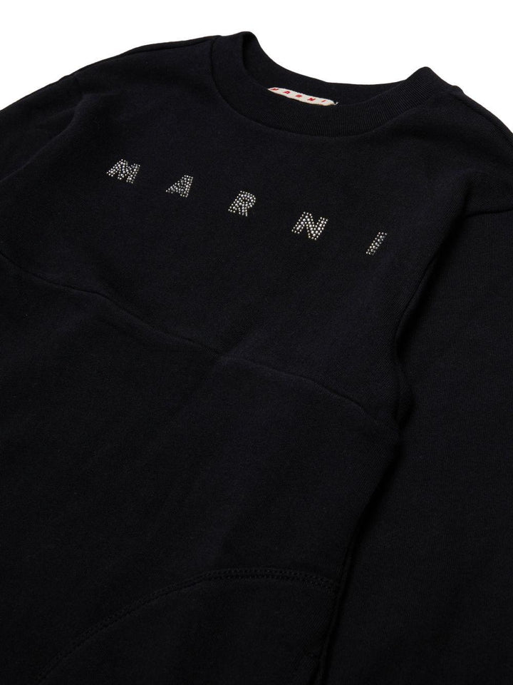 Abito nero per bambina M02012M00SH 0M900 Marni Kids 
