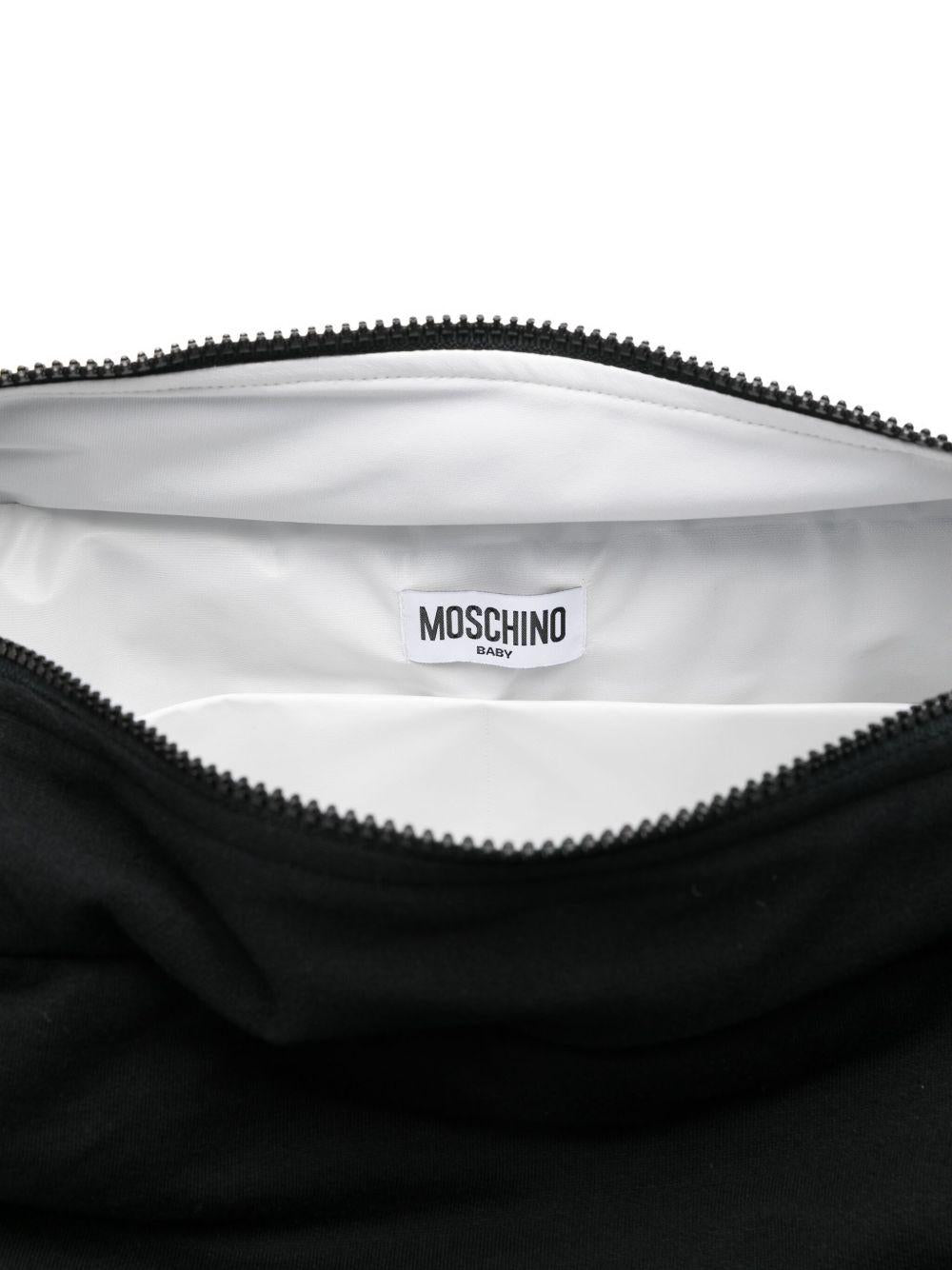 Borsa mamma nera per neonato MXX03DLCA40 60100 Moschino Kids 