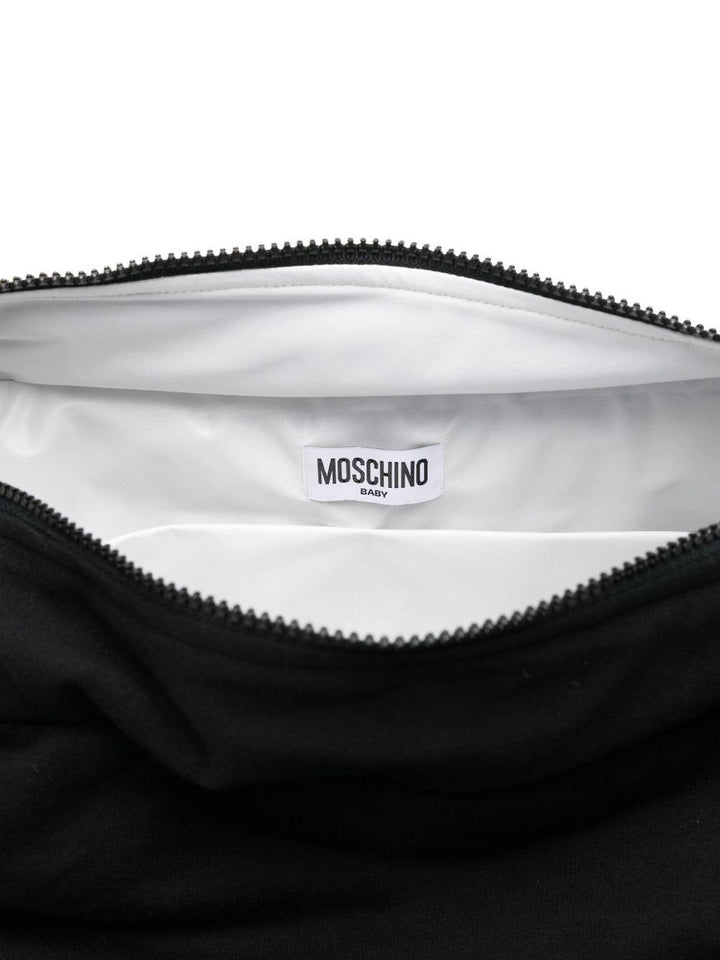 Borsa mamma nera per neonato MXX03DLCA40 60100 Moschino Kids 