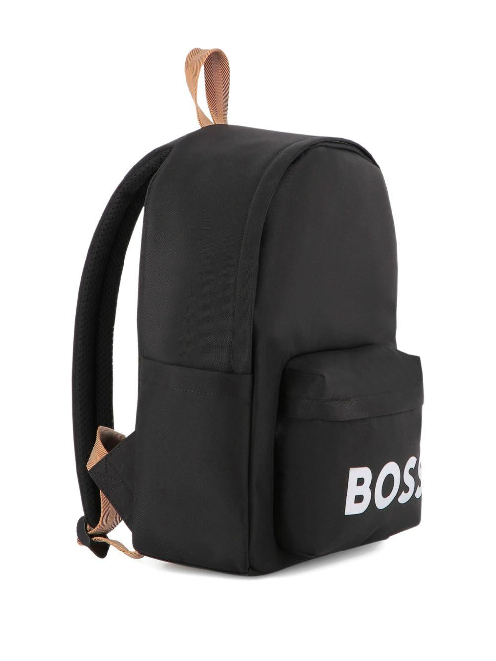 Zaino nero per bambino J52652 09B Boss Kids 