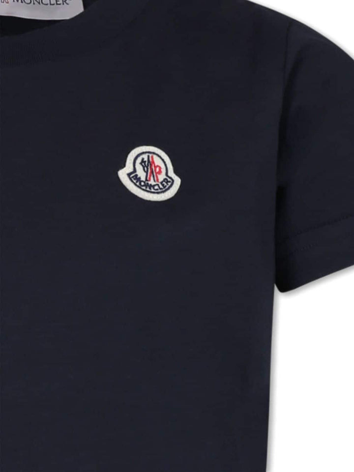 Navy blue cotton t-shirt for boys
