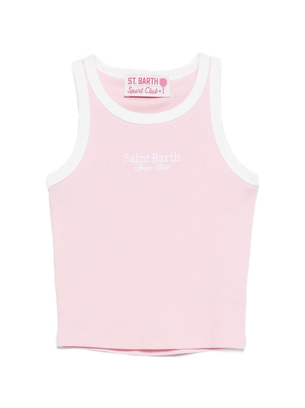 T-shirt rosa per bambina BLUE002 02360L MC2 Saint Barth Kids 