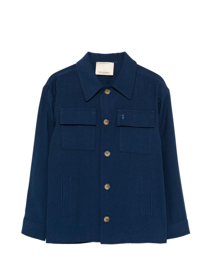 Camicia blu per bambino TBP26062GC BLU Trussardi Kids 
