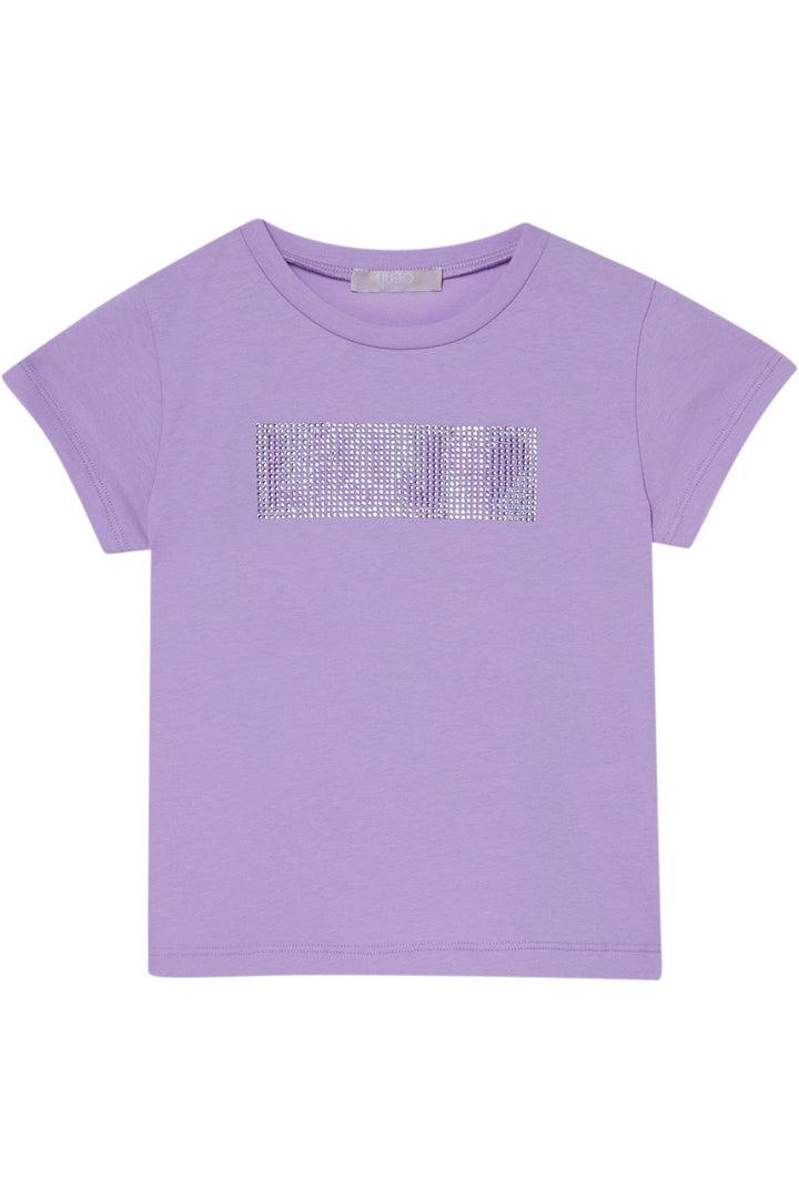 T-shirt viola per bambina