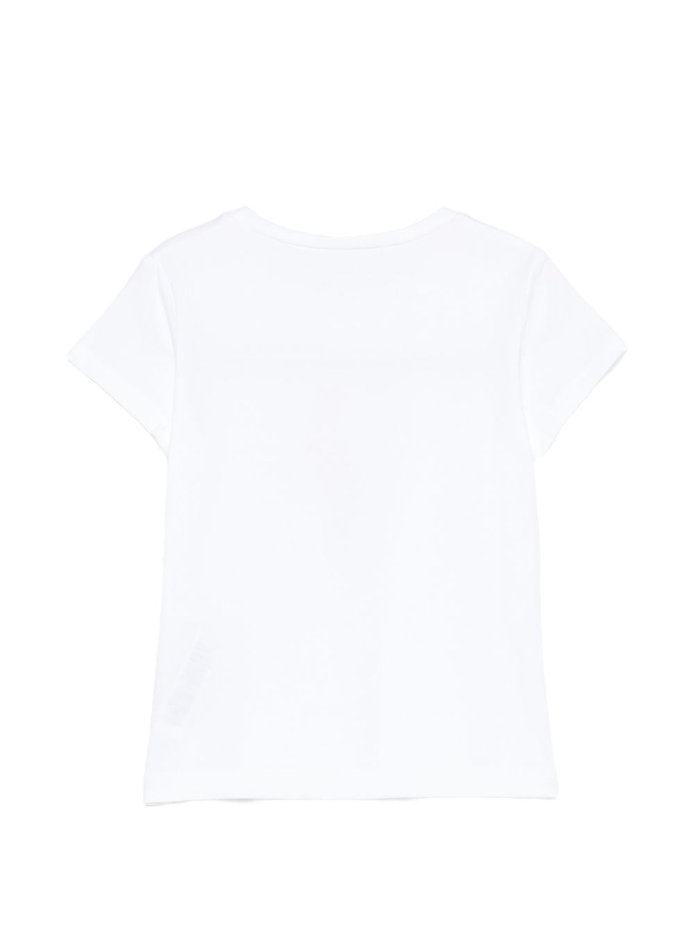 T-shirt bianca per bambina KA6026JS003 V9828 Liu Jo 