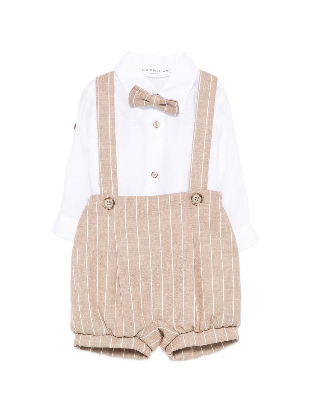 Completo bianco/beige per neonato MN3084084896 27 Colorichiari Kids 