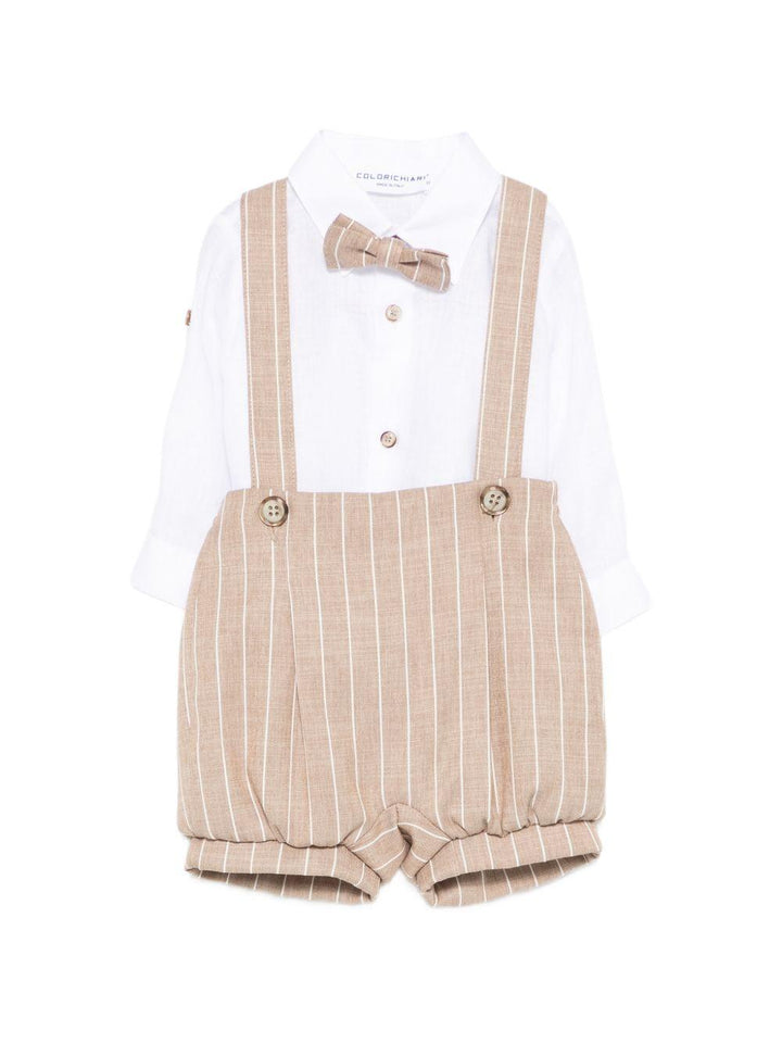 Completo bianco/beige per neonato MN3084084896 27 Colorichiari Kids 