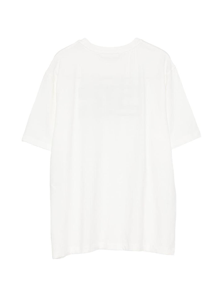 T-shirt bianca per bambina EFTS2620JE006 0185 Elisabetta Franchi Kids 
