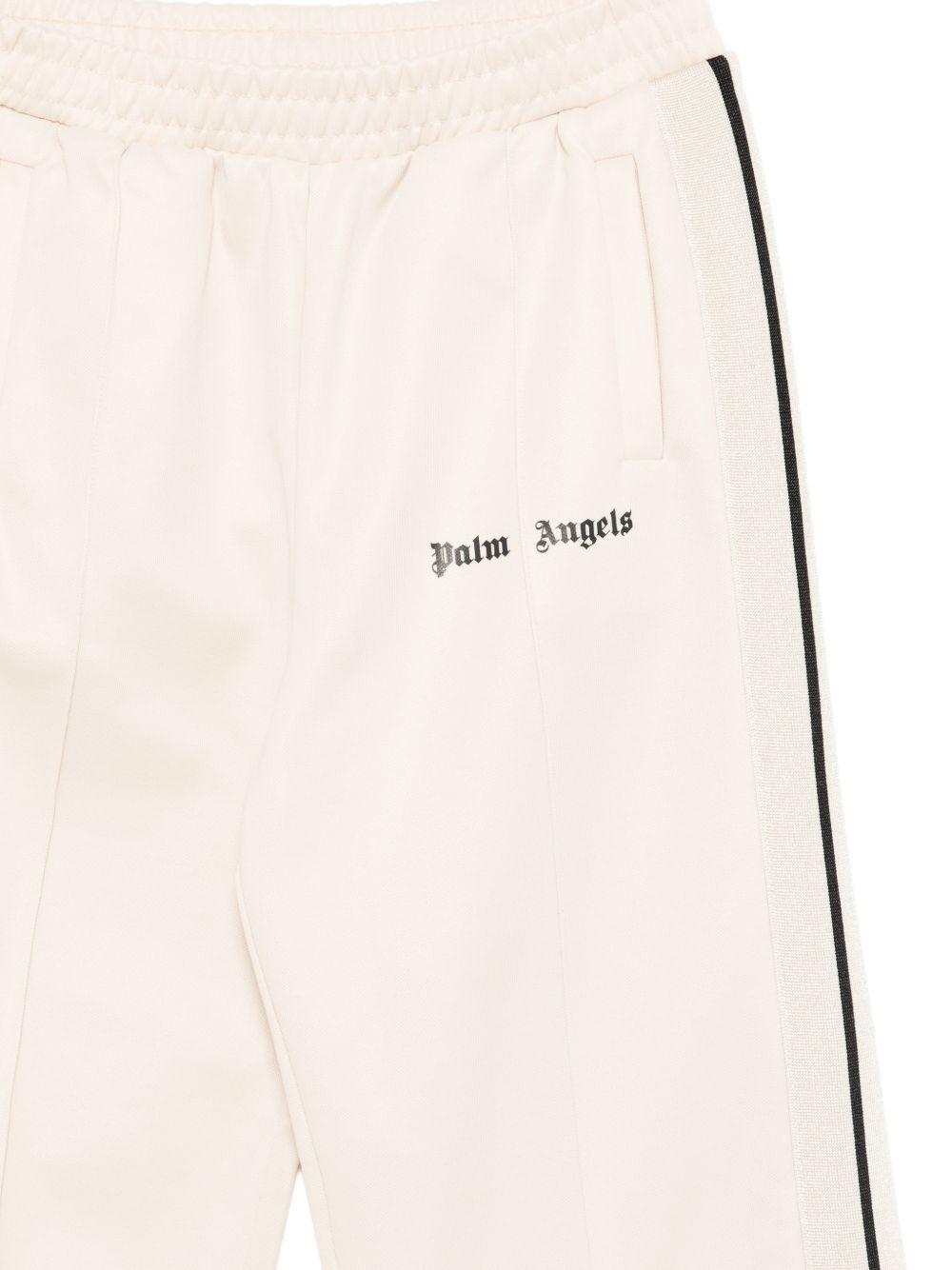 Pantalone bianco sporco per bambino PBCJ002S26FAB001 092 Palm Angels Kids 