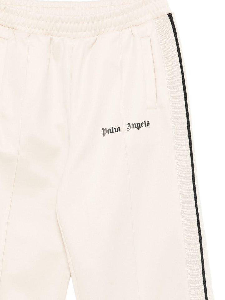 Pantalone bianco sporco per bambino PBCJ002S26FAB001 092 Palm Angels Kids 