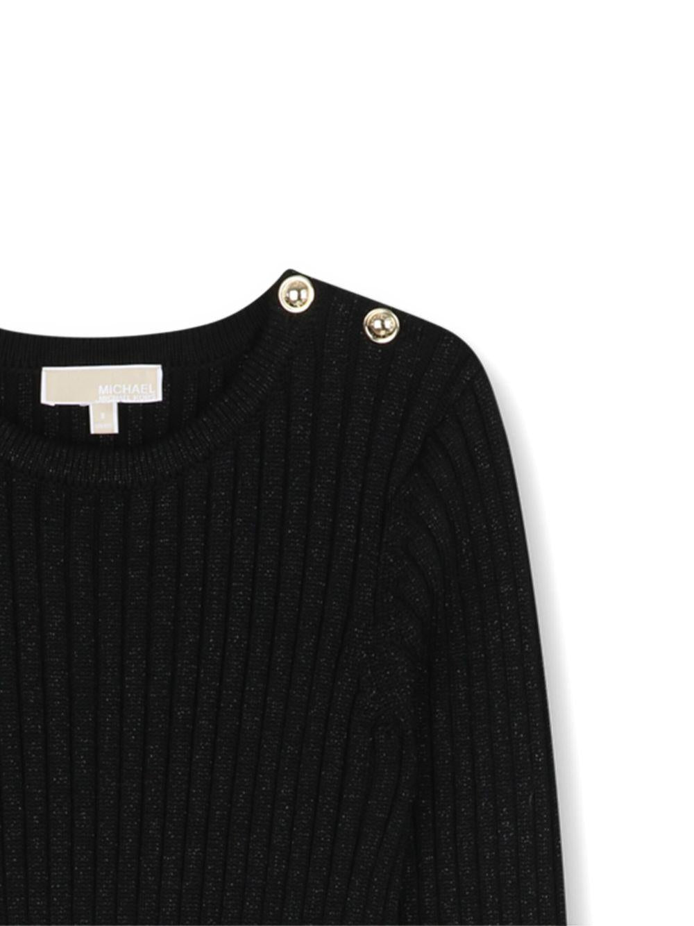 Abito nero per bambina R30476 09B Michael Kors Kids 