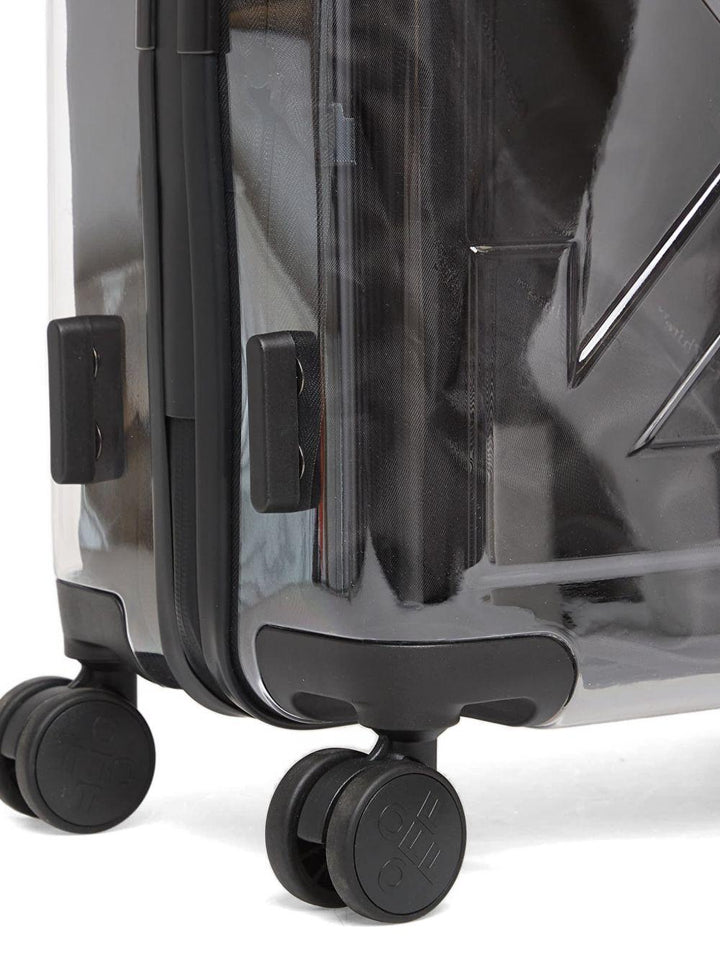 Trolley nera per bambino OBZH001F25PLA001 7910 Off White Kids 