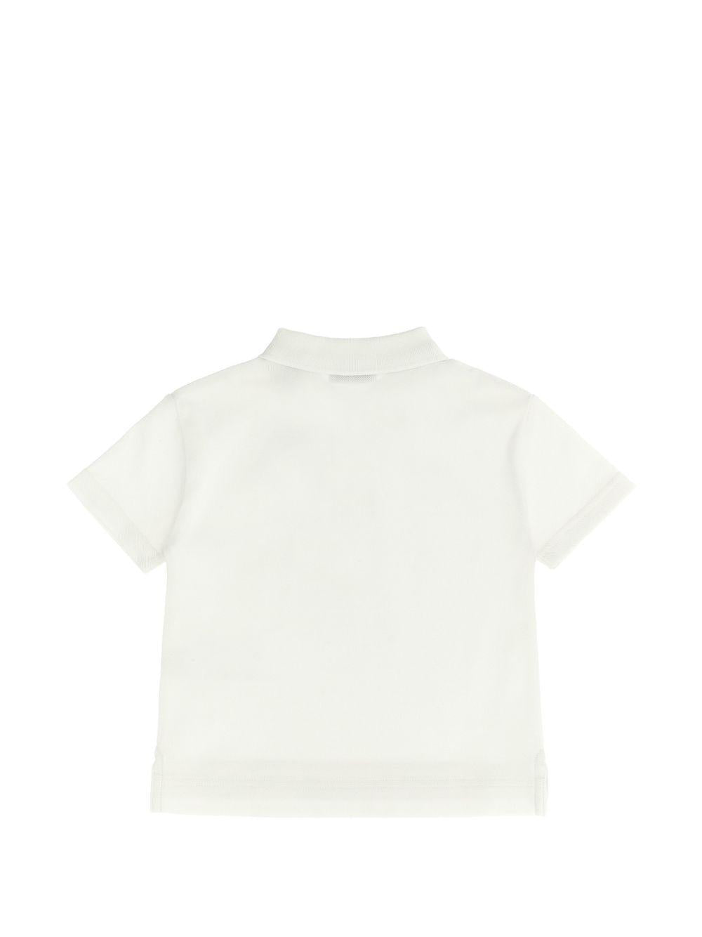 Polo bianca per neonato 8121363 A1464 Burberry Kids 